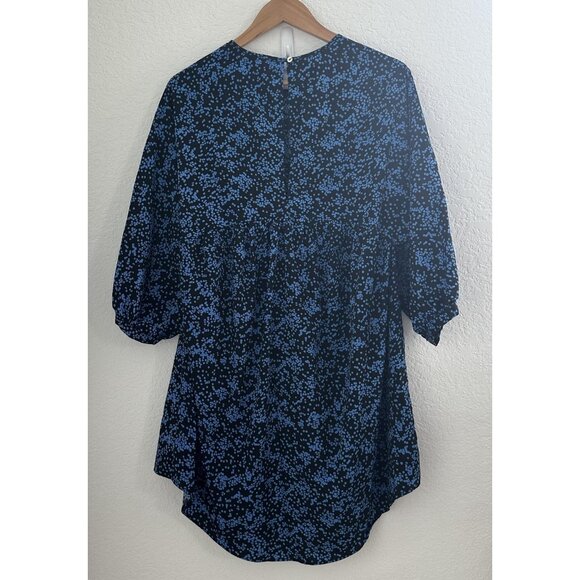 Walter Baker Dress Womens 8 Geo Print Long Sleeve Keyhole Lightweight Resort‎ - Picture 5 of 11